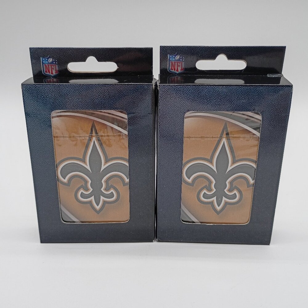 2 Sealed Playing Card Decks  New Orleans Saints